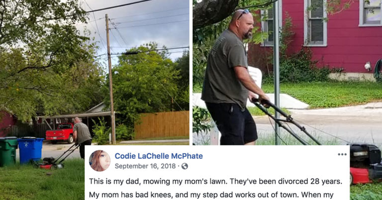 Selfless Dad Still Mows Ex-Wife’s Lawn After Being Divorced For 28 Years