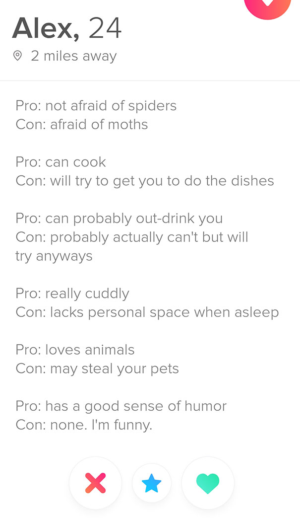 25 Of The Funniest Tinder Bios