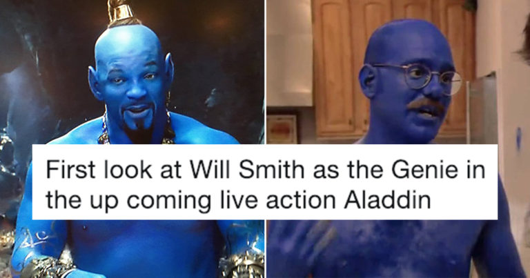 People Are Roasting The Hell Out Of Will Smith As Genie In The New Live-Action ‘Aladdin’