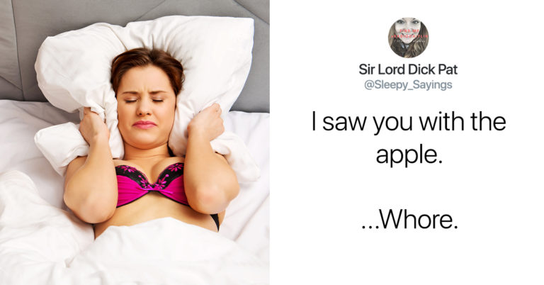 This Girlfriend Is Tweeting All The Hilariously Insane Things Her Boyfriend Says In His Sleep