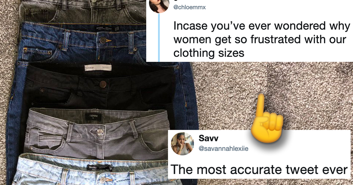Ladies Are Relating To This Tweet About Women’s Jeans Sizes