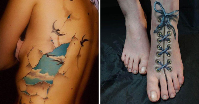 30 Mind-Bending 3D Tattoos That’ll Make You Question Reality
