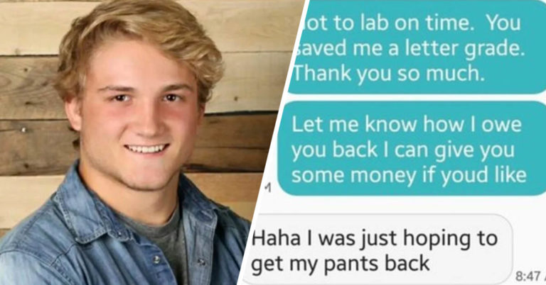 This College Student Made A Stranger Switch Pants With Him So He Wouldn’t Be Late To Class