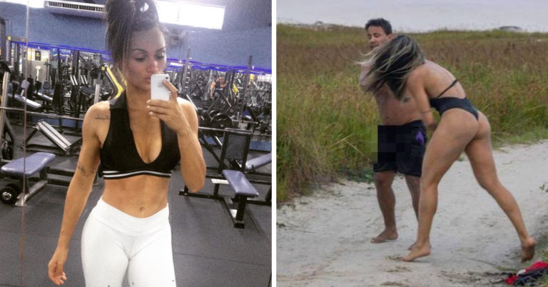 Female MMA Fighter Beats Up Creepy Dude Jerking Off During Her Photoshoot