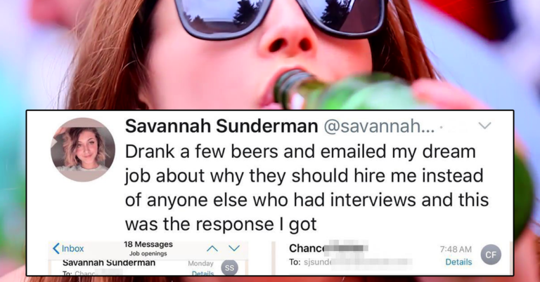 This Girl Drunk-Emailed Her Dream Job And The Company Immediately, Perfectly Responded