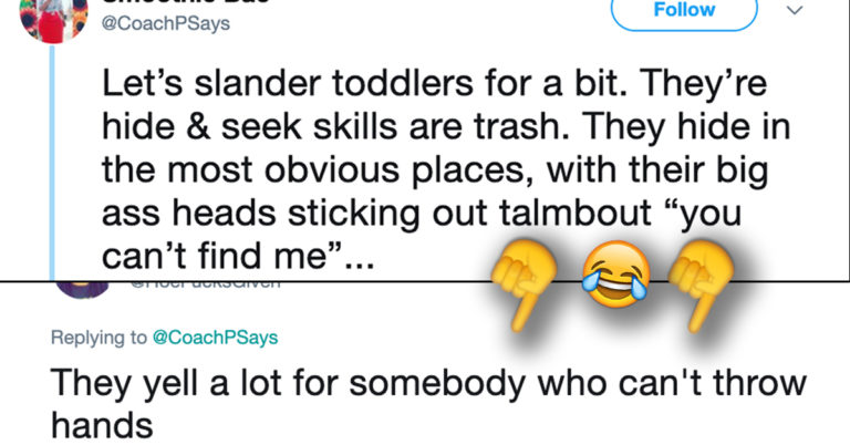 This Viral Thread Roasting Toddlers Has People Straight Cry-Laughing