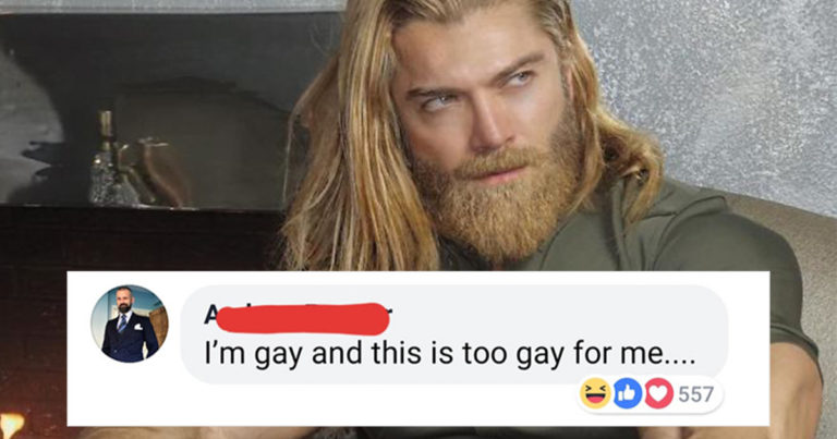 Everyone’s Roasting The Hell Out Of This Ad Because Of How Tight The Model’s Shirt Is