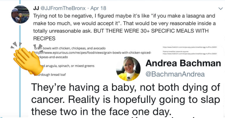 Millennial Parents Ask Neighbors To Provide Absurdly Specific Meals After Birth And It Does NOT Go Over Well