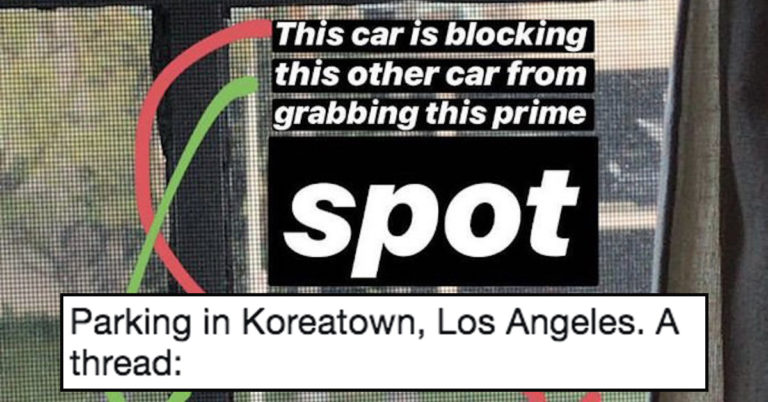 Viral Twitter Thread Shows Hilarious Parking Spot Stand-Off That Lasted An Eternity