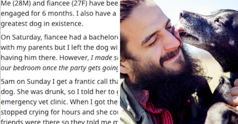 Guy Calls Off Wedding After Fiancé Nearly Kills His Dog At Her Bachelorette Party