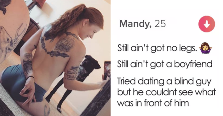 A Woman With No Legs Is Going Viral For Her Hilariously NSFW Tinder Bio