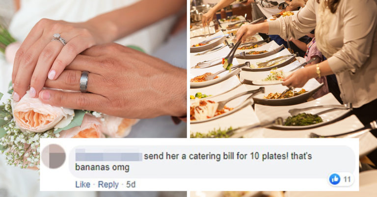 Bride Left Horrified After Wedding Guest Fills 10 Tupperwares Of Food From Buffet