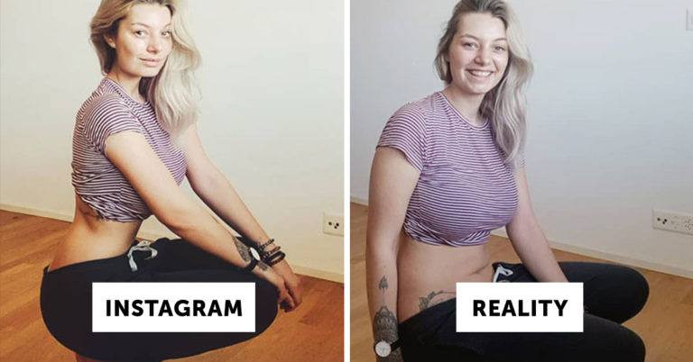 Artist Uses Her Instagram To Show The Reality Behind ‘Perfect’ IG Photos