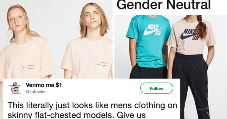Twitter Says Nike’s New ‘Gender Neutral’ Clothing Line Is Exploitative, Overpriced, And Ugly