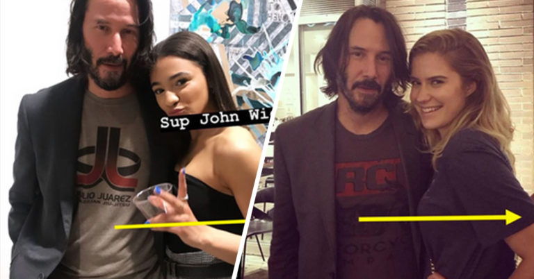 Among Other Things, Keanu Reeves Is A Master Of Respecting Women Who Pose For Photos With Him