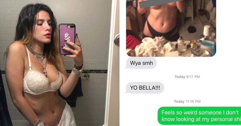 Bella Thorne Releases Her Own Salacious Pics To Stop The Hacker Allegedly Threatening Her