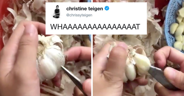 Mesmerizing Garlic-Peeling Hack Takes Over Twitter, But Does It Actually Work?