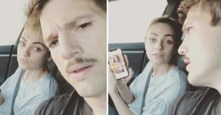 Mila Kunis And Ashton Kutcher Troll Gossip Mag’s ‘Divorce’ Rumors In Hilarious Insta Video