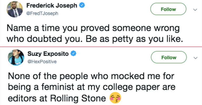 People On Twitter Are Sharing Times They Proved A Hater Wrong And It’s Empowering As Heck