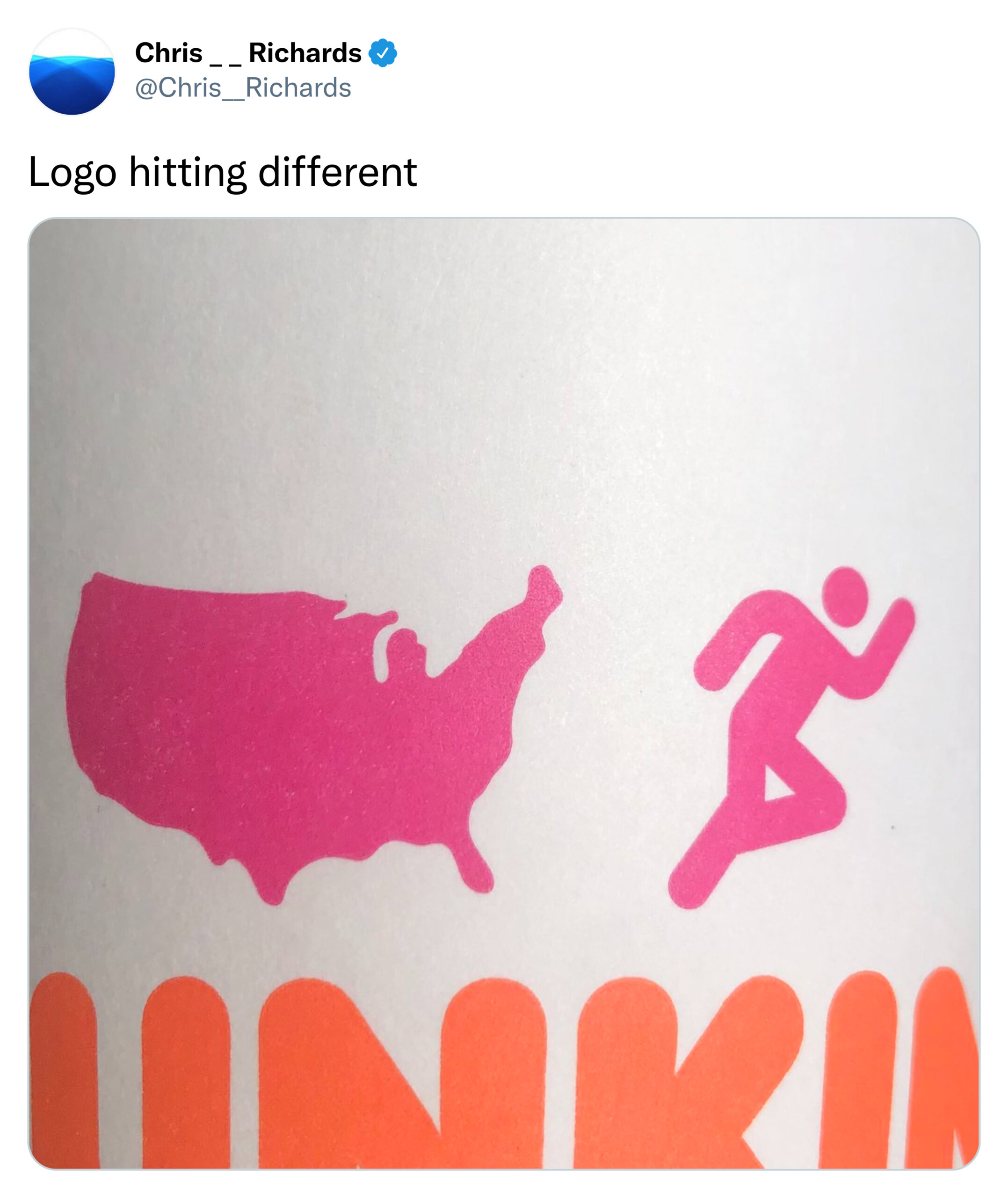 funny tweet - roe v wade dunkin donuts logo