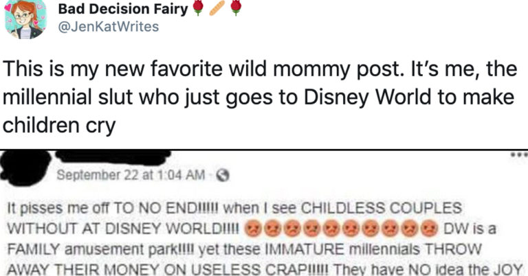 angry mom disney world