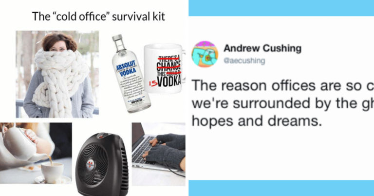 21 Memes Everyone Should Send That Co-Worker Who Keeps Cranking Up The Office A/C