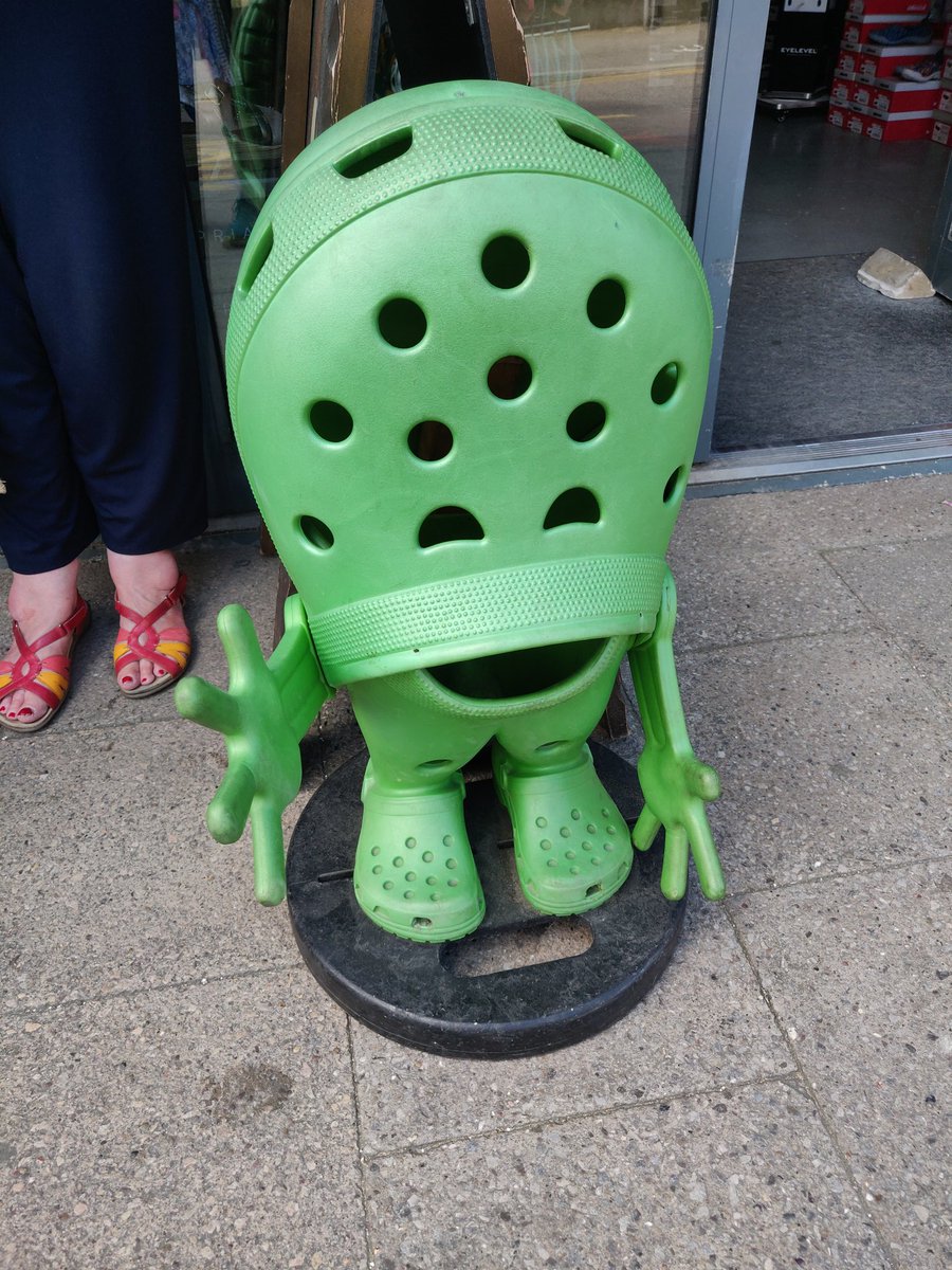 croc wearing crocs