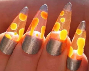 lava lamp nails, lava lamp nail art, instagram lava lamp nail art, instagram lava lamp nails, lava lamp nail polish, nail art trends, nail art instagram, viral nail art, instagram nail art