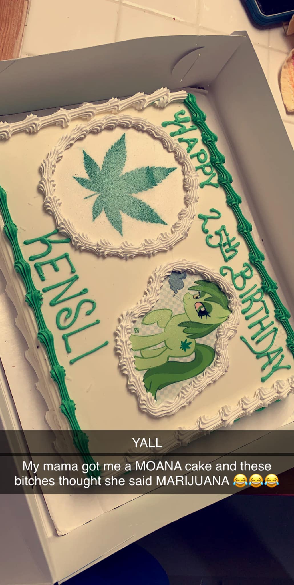 moana marijuana cake misunderstanding 