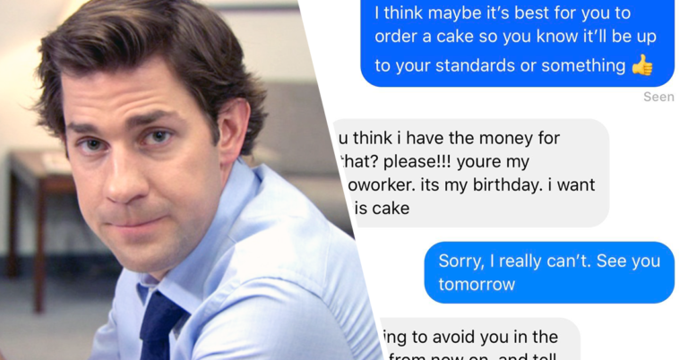This Bitch Threatened To Tell HR When Her Coworker Refused To Bake Her A Free Birthday Cake