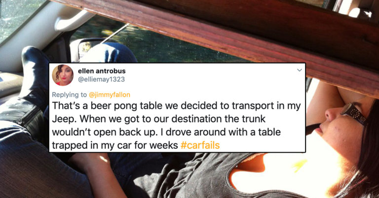 25 Of The Funniest And Weirdest Car Fails Shared For Jimmy Fallon’s Challenge