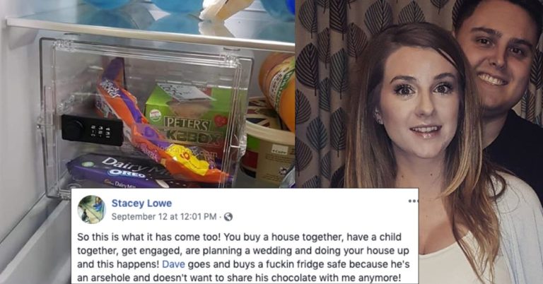 Man Fed Up With Thieving Wife Buys A Fridge Lockbox For His Snacks