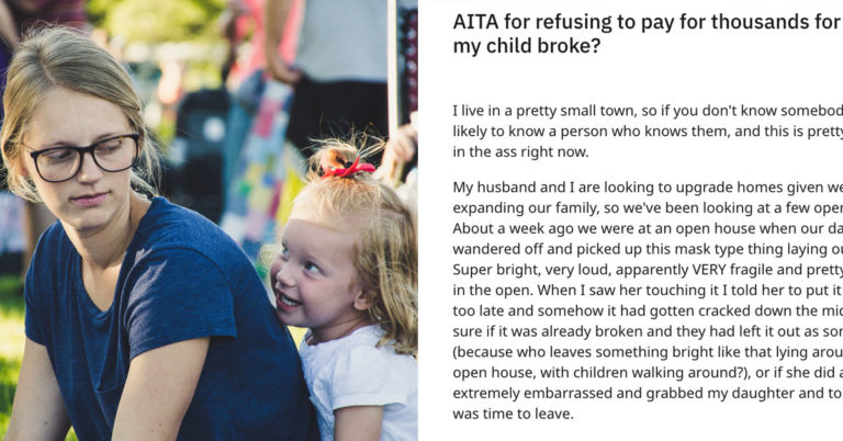 A Mom Is Refusing To Pay Thousands For A Piece Of Art Her Kid Broke