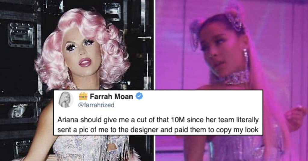 Ariana Grande Accused Of Stealing Look From Drag Queen