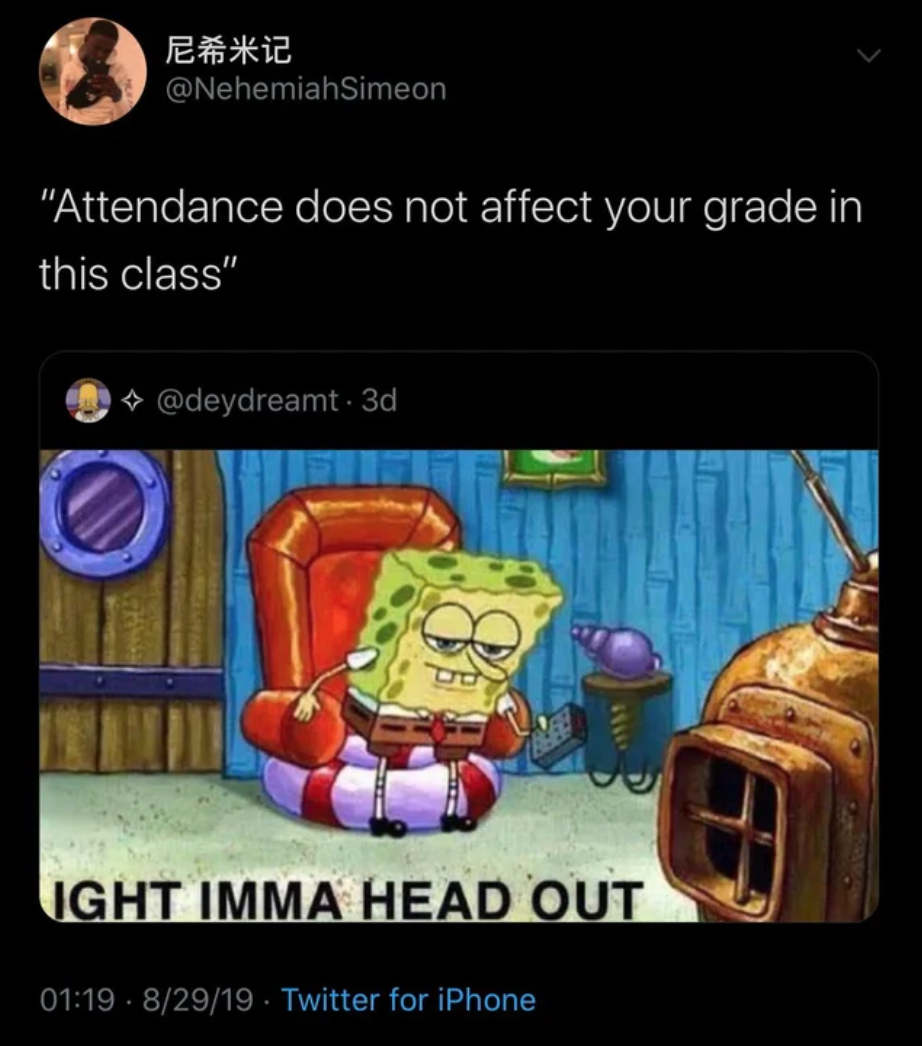 19 Of The Funniest Spongebob Ight Imma Head Out Memes And Tweets