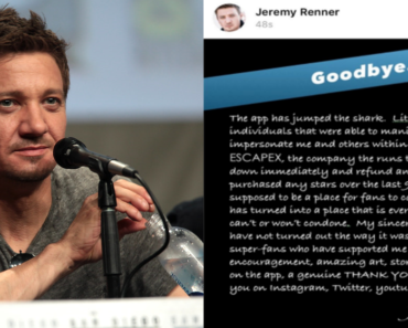 jeremy renner, app