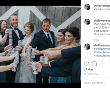 white claw, wedding, instagram
