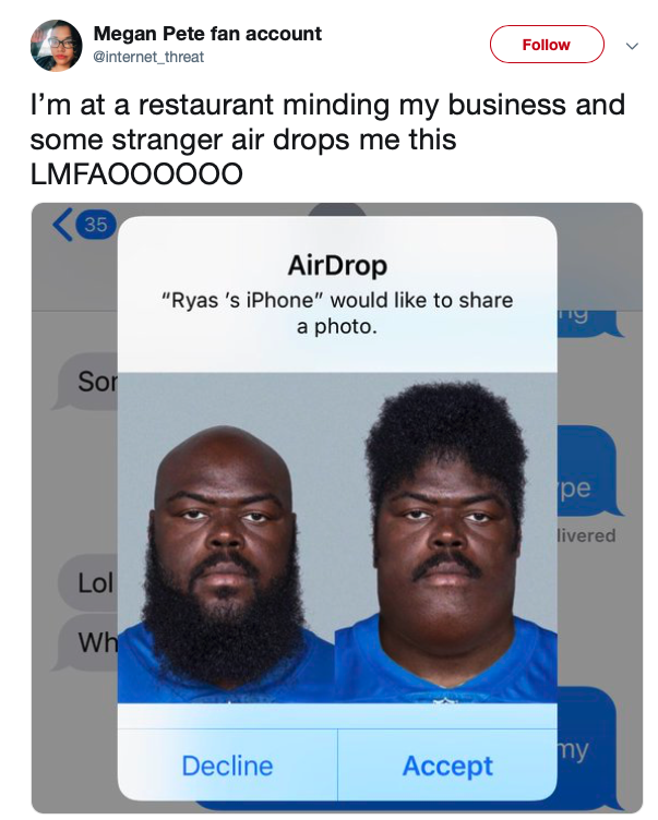 23 People Who Got Brilliantly And Hilariously Trolled By AirDrops From  Strangers