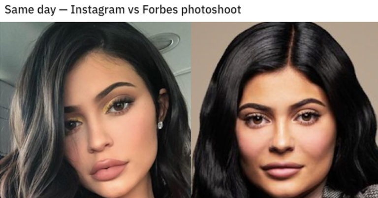instagram vs reality photoshop fail