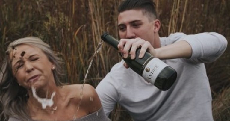 engagement photoshoot fail