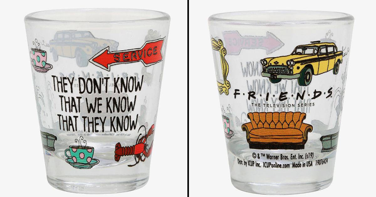 New 'Friends' Shot Glasses Feature The Show's Most Iconic References