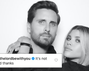 Scott Disick Comments On Sofia Ritchie's Topless Instagram Thirst Trap