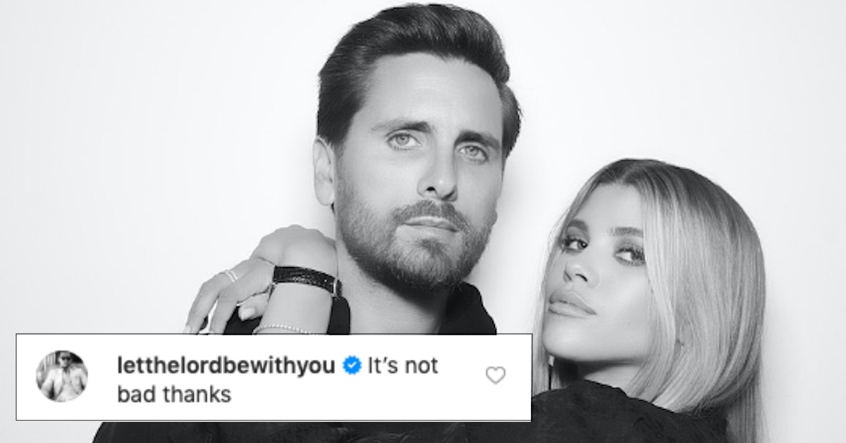 Scott Disick Comments On Sofia Ritchie's Topless Instagram Thirst Trap
