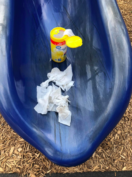 Mom Shares 'Traumatizing' Saga Of How Her Naked Toddler Went Down A Slide And Covered It All In Poo