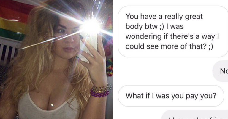Girl Pretty Expertly Trolls Guy Who Asks Her To Send Nudes