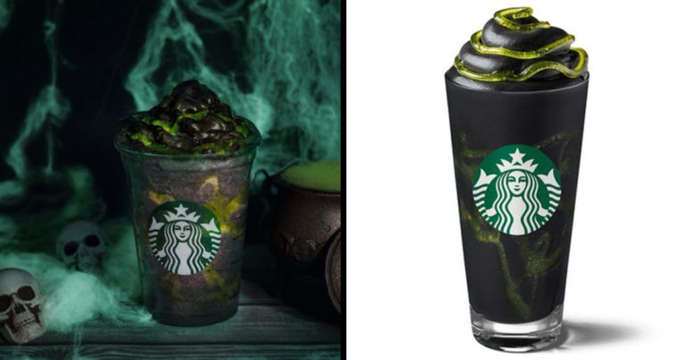 Starbucks Is Selling A Spooky Phantom Frappuccino For Halloween