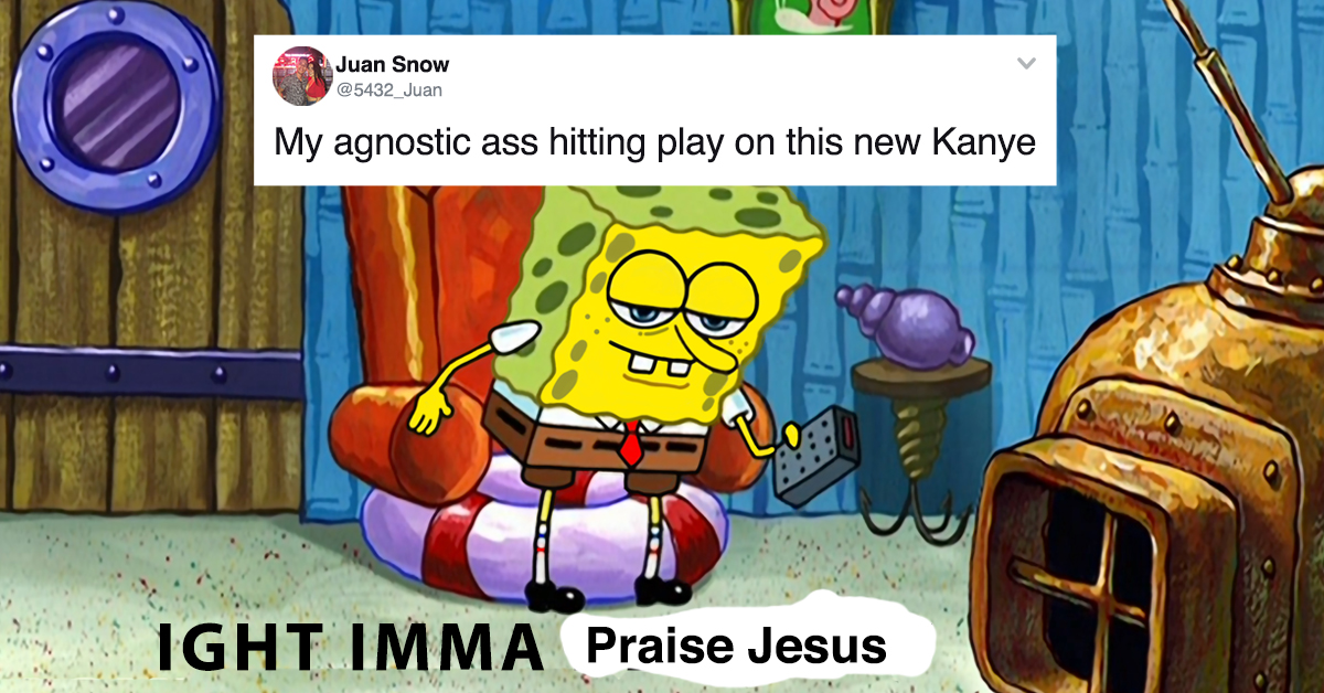 kanye west jesus is king meme