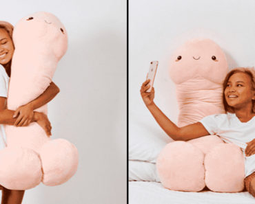 This New Four-Foot Penis-Shaped Pillow Is Both Cuddly And Cute