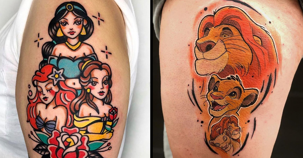 Here Are The Most Popular Disney Tattoos In The World (32 Pics)