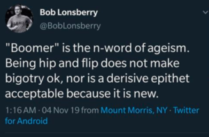 slur dictionary boomers boomer